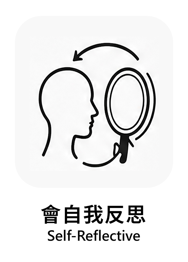 白色親密關係導航卡範例
